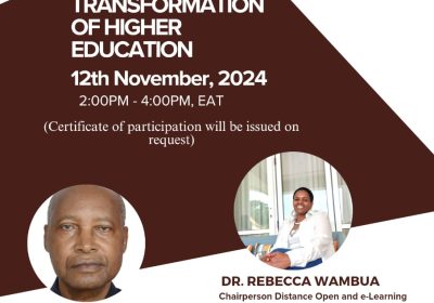 The Digital Transformation in Higher Learning
